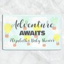 Search for adventure awaits posters banners Baby shower