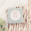 Search for elegant christmas stickers Bow
