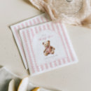 Search for baby girl shower napkins We can bearly wait