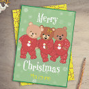Search for teddy bear christmas cards Snowflakes