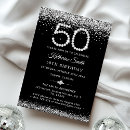 Search for diamond 50th birthday invitations Fifty and fabulous
