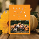 Search for happy fall photo cards Typography