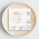 Search for 50th anniversary napkins Vow renewal