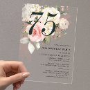 Search for grandmas 70th birthday invitations Floral