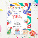Search for colorful birthday invitations Fun