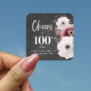 Search for 100th stickers Black