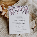Search for purple and grey wedding invitations Winter