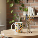 Recherche de couleurs vibrantes tasses Floral