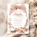 Search for october baby shower invitations Pumpkin