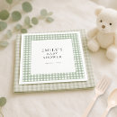 Search for gingham napkins Sage green