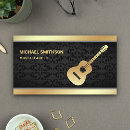 Recherche de guitare noire cartes visite Professionnel