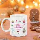 Recherche de rétro kitsch tasses De noël rétro