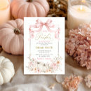 Search for pink pumpkin invitations Bow