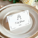 Search for bride and groom place cards Whimsical
