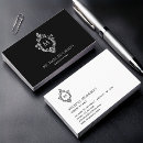 Recherche de crête cartes visite Monogramme