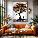 Search for tree roots canvas prints Reflection