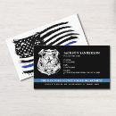 Recherche de policier cartes visite Détective