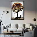 Search for tree roots posters Reflection