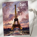 Search for french text postcards Eiffel tower