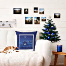 Recherche de jésus coussins Bleu