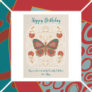Recherche de papillon abstrait vœux cartes Floral
