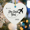 Search for she said yes ornaments Engaged