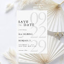 Search for white wedding save the dates Minimalist