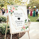 Search for graduation welcome signs Floral