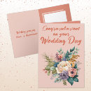 Search for bouquet wedding greeting cards Pink