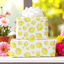 Search for food pattern wrapping paper Yellow
