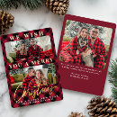 Search for red buffalo plaid christmas cards Red and black