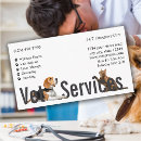 Recherche de clinique animale cartes visite Chien