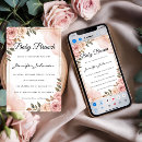 Search for brunch baby girl shower invitations Botanical