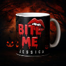 Search for bite me mugs Halloween