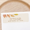 Search for brown return address labels Fall autumn