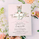 Search for cat bridal shower invitations Whimsical