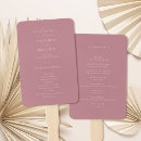 Search for dusty rose wedding programs Simple