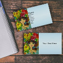 Recherche de jolie fille cartes visite Fleur sauvage