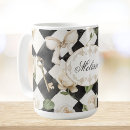 Search for black and white diamond pattern mugs For her