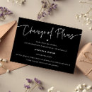 Search for change of plans wedding invitations Minimalist