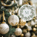 Recherche de monogramme de couronne ornements Verdure