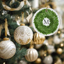 Recherche de monogramme de couronne ornements Verdure