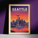 Search for vintage seattle posters Washington