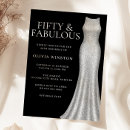 Search for silver 50th birthday invitations Dress