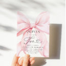 Search for bow birthday invitations Coquette