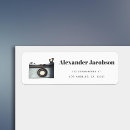 Search for camera return address labels Cute