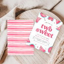 Search for watermelon 2nd birthday invitations Pink