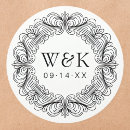Search for save the date wedding stickers Wreath