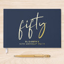 Search for 50th birthday guest books Stylish