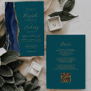 Search for navy turquoise wedding invitations Modern